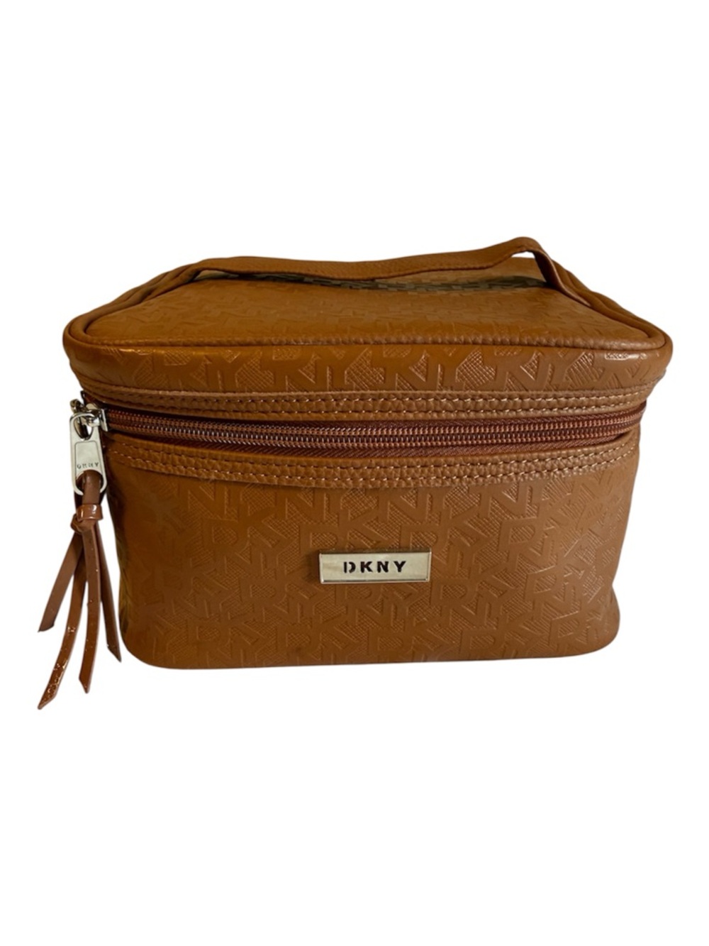 DKNY Red Quilted Travel Pouch